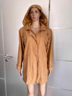 H286 Witteveen maat M/L=38/40/42 parka tussenjas lange jas, Maat 38/40 (M), Beige, Ophalen of Verzenden, Zo goed als nieuw