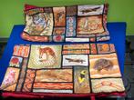 Handgemaakte Kussens Australië Dierenmotief - Set van 2, Ophalen of Verzenden, Zo goed als nieuw, Rood, Rechthoekig