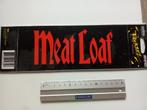 Meat loaf mooie officiele vintage 1993 sticker 21.5 x 8.5, Verzamelen, Verzenden, Nieuw, Overige typen