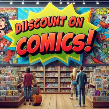 Lentekorting actie op alle comics, 15 tot 20% korting beschikbaar voor biedingen