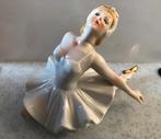 Ballerina Beeld Duitse Danseres Porselein Oud, Antiek en Kunst, Ophalen of Verzenden