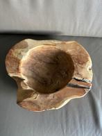 Decoratieve houten schaal, Ophalen, Overige vormen, Hout, Schaal