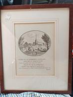 Gravure Diemen 19e eeuw, Ophalen of Verzenden