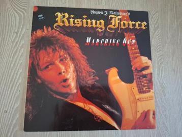 Lp Yngwie J. Malmsteen's Rising Force – Marching Out. (1985) beschikbaar voor biedingen