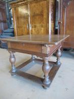 Oer 11555 ANTIEKE 18e eeuwse eikenhouten betaaltafel, Antiek en Kunst, Antiek | Meubels | Tafels, Ophalen