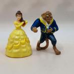 2x Belle en het beest figuren  disney, Verzenden, Assepoester of Belle, Gebruikt, Beeldje of Figuurtje