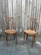 Vintage Radomsko Bistro Stoelen - 2 Stuks, Ophalen, Gebruikt, Twee, Bruin