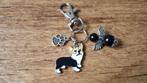 (Tas/Sleutel) Hanger Welsh corgi emaille guardian angel, Verzenden, Nieuw