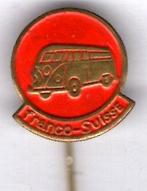 VW Volkswagen spijl bus rood op koper speldje( D_122 ), Verzenden, Nieuw, Transport, Speldje of Pin