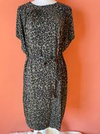 Hema groen jurkje met panterprint maat 38, Kleding | Dames, Maat 38/40 (M), Verzenden, Zo goed als nieuw, Boven de knie