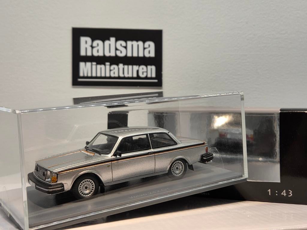 Volvo 242 GT - Silver - 1:43 Neo Scale Models, Overige merken, Auto, Neo Scale Models, Ophalen of Verzenden