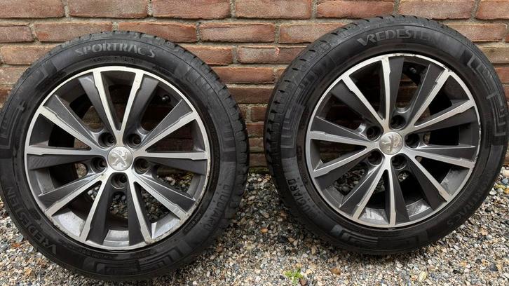 Lichtmetalen velgen Peugeot 308 III / 308 SW III met banden, Auto-onderdelen, Banden en Velgen, Zomerbanden, 16 inch, 205 mm, Ophalen