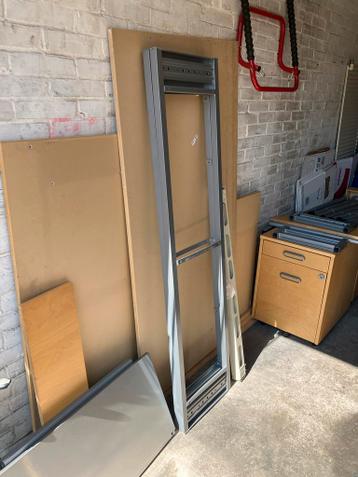 IKEA Galant Hoekbureau met Ladekasten - afbeelding 3