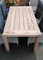 Kees Smit Rough S dining teakhouten tuintafel, Tuin en Terras, Tuinsets en Loungesets, Ophalen, 4 zitplaatsen, Gebruikt, Eettafel