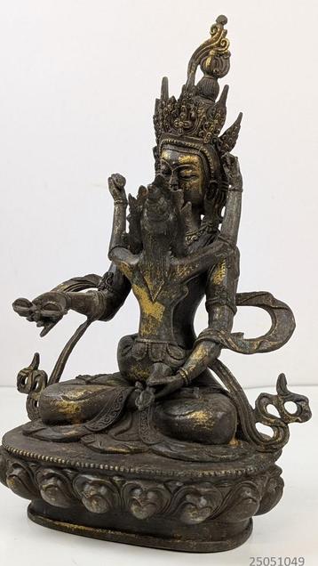 Bijzonder beeld Vajrasattva in yab yum - Brons beschikbaar voor biedingen