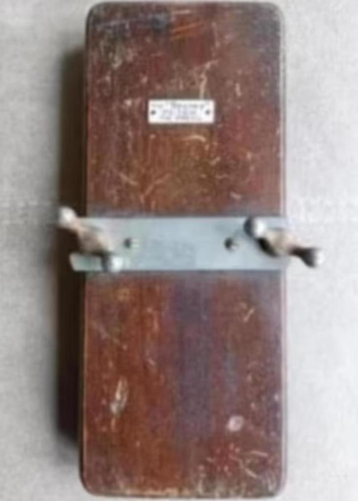 Antieke stropdas pers, the "Beaver" PETER tie press uit 1900, Antiek en Kunst, Curiosa en Brocante, Ophalen of Verzenden