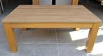 Salontafel in licht notenkleur. Massief hout, Ophalen, Gebruikt, 100 tot 150 cm, 50 tot 100 cm