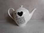 Theepot "I love Breakfast, Lunch, Dinner" Riverdale, Overige typen, Ophalen of Verzenden, Zo goed als nieuw, Overige stijlen