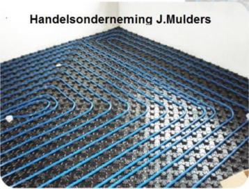 Noppenplaat,vloerverwarming,verdeler,draadmat,slang 16 x 2  beschikbaar voor biedingen