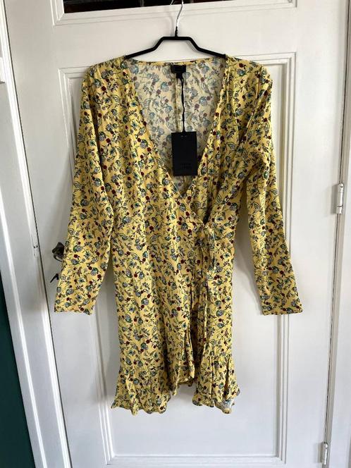 Seven Sisters: Nieuwe gele wikkeljurk.   Maat XL, Kleding | Dames, Jurken, Nieuw, Maat 46/48 (XL) of groter, Geel, Knielengte