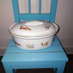 Pastei schaal met eendenafbeelding vintage, Huis en Inrichting, Ophalen, Gebruikt, Schaal of Schalen, Overige stijlen