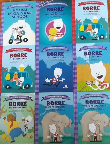 Borre Leesclub-de gestreepte boekjes (groep 1 en 1/2) beschikbaar voor biedingen