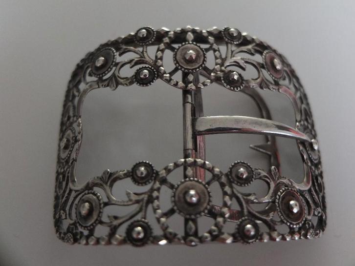 Zilveren Gesp, Antiek en Kunst, Antiek | Goud en Zilver, Zilver, Verzenden
