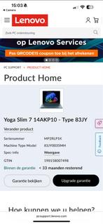 Nette Lenovo Yoga Slim 7 14AKP10 Laptop, Computers en Software, Windows Laptops, Met videokaart, 2 tot 3 Ghz, Qwerty, 8 GB