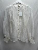 Zimmermann blouse 3 L linnen €775, Kleding | Dames, Ophalen of Verzenden, Zo goed als nieuw, Maat 38/40 (M), Wit