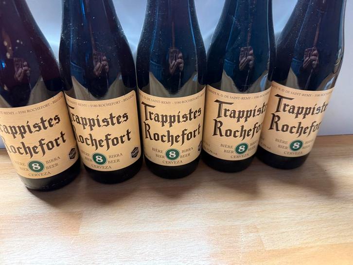3x Trappistes Rochefort 8., Verzamelen, Biermerken, Nieuw, Flesje(s), Overige merken, Ophalen of Verzenden