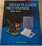 Meer plezier met papier en vele andere hobby boeken, Ophalen of Verzenden, Zo goed als nieuw, Scrapbooking en Knutselen, Wim Kros