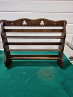 Keukenrol folie houder van hout vintage, Ophalen of Verzenden