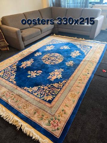 Groot oosters tapijt Aubusson 330x215 wollem vloerkleed  beschikbaar voor biedingen