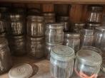 Vintage Glazen Potten conserven veel Leerdam, Ophalen of Verzenden, Gebruikt