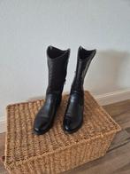Zwarte cowboy -look laarzen in maat 38., Ophalen of Verzenden, Zo goed als nieuw, Zwart, Hoge laarzen