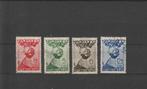 Nederland 1935, NVPH 279 t/m 282, Gestempeld., Verzenden, T/m 1940, Gestempeld