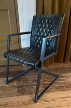 6 eetkamerstoelen, Huis en Inrichting, Gebruikt, Zwart, Ophalen of Verzenden, Metaal