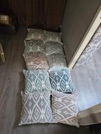 10 kussentjes van 40 bij 40 cm  verschillende kleuren, Ophalen, Zo goed als nieuw, Vierkant