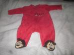 Rood/zwart/wit pakje Mickey Mouse grappige voetjes Disney 68, Disney, Jongetje of Meisje, Ophalen of Verzenden, Zo goed als nieuw