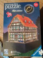 Ravensburger 3D Puzzel - Fachwerkhaus bij Nacht, Ophalen of Verzenden, Minder dan 500 stukjes, Gebruikt, Rubik's of 3D-puzzel