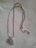 Swarovski halsketting Triangle met 3 kleur kristallen, Ophalen, Overige voorstellingen, Glas of Kristal, Zo goed als nieuw