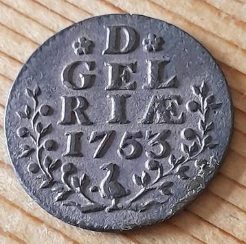 duit Gelderland 1753 beschikbaar voor biedingen