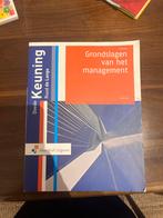 Grondslagen van het management - Keuning, Boeken, Ophalen of Verzenden, Zo goed als nieuw, Management