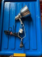 Vintage klem lamp, Ophalen of Verzenden, Gebruikt, Metaal, Minder dan 50 cm