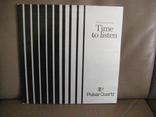 Pulsar Quartz Presents: Time To Listen, Cd's en Dvd's, Vinyl | Verzamelalbums, Zo goed als nieuw, Pop, 12 inch, Ophalen of Verzenden