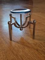 Design Theelicht houder/Kandelaar Chrome., Antiek en Kunst, Ophalen of Verzenden, Keramiek of Aardewerk