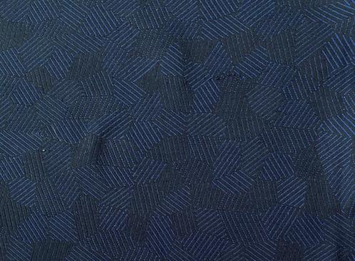 Kvadrat Febrik Razzle Dazzle 796; kobalt+zwart; 7,3 meter, Hobby en Vrije tijd, Stoffen en Lappen, Nieuw, Wol, 120 cm of meer