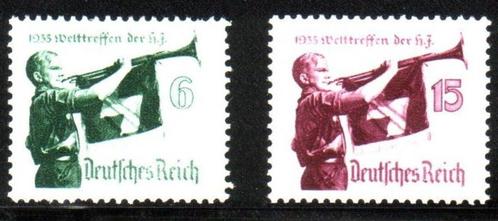 Hitler-Jugend Zegels uit 1935 (DR 584-585) - 01, Verzamelen, Militaria | Tweede Wereldoorlog, Overige soorten, Duitsland, Verzenden