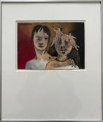 Ans Wortel gouache, Ophalen of Verzenden