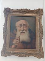 Oud schilderij  - Portret met Pijp, Antiek en Kunst, Kunst | Schilderijen | Klassiek, Ophalen of Verzenden